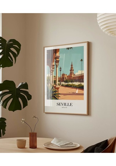 Çerçevesiz Poster Tarihi Sevilla