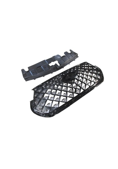 Chery Tiggo 7 2023-2024 Pro - Ön Panjur Siyah/nikelajlı Kamera Deliksiz Üst Plastiği İle Birlikte