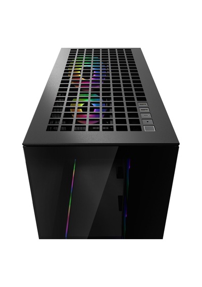 Arctıc Xtender Usb-c Temperli Cam Panel Dahili Argb Fanlar 420mm Sıvı Soğutma Destekli Kule Tipi Mat Siyah Bilgisayar Kasası