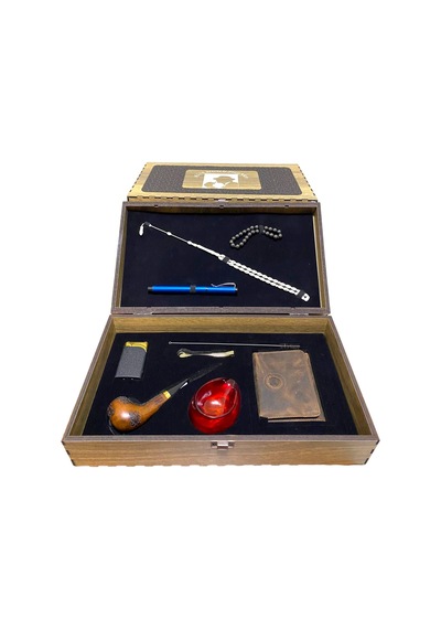 Pipsan Pipo Ahlat Ağacı Balsa Filitreli Çakmaklı Cüzdan Bileklik Tesbih Set 605719-709148