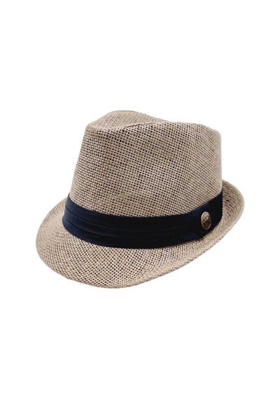 Tezzgelsin Unisex Yazlık Hasır Jackson Fötr Şapka Cappuccino
