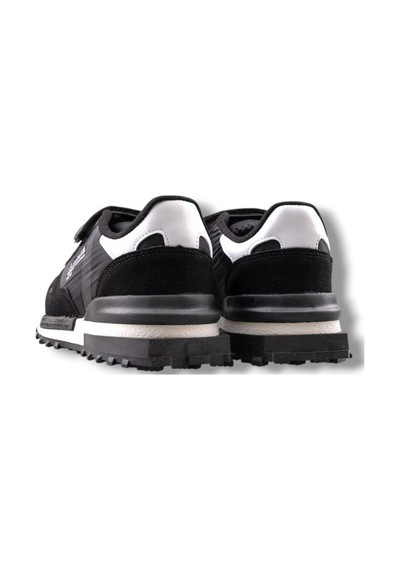 Tutinom 807-26 Anatomik Paraşüt Kumaş Çocuk Sneaker Siyah Beyaz 31-35 Siyah