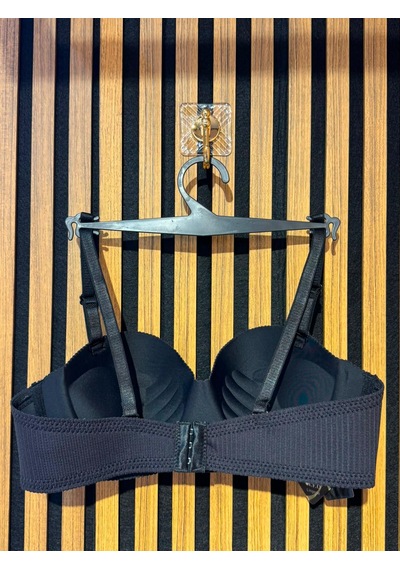 101Dzyn Ö.m.f Lingerie Kadın Fitilli Lazer Kesim Dikişsiz Balensiz Avuç İçi El Dolgulu Push Up Sütyen Koyu Siyah 101Dzyn Ö.m.f Lingerie Kadın Fitilli Lazer Kesim Dikişsiz Balensiz Avuç İçi El Dolgulu Push Up Sütyen Koyu Siyah