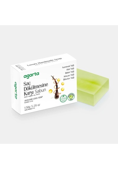 Agarta Cilt Bakım Sabunu 150 Gr Saç Dökülmesine Karşı
