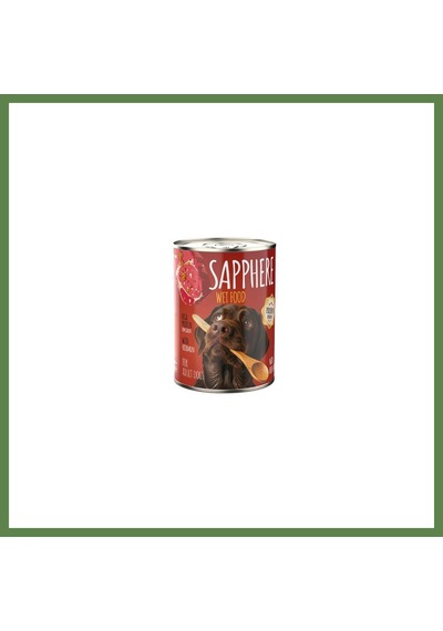 Sapphere Kırmızı Etli Yetişkin Köpek Konservesi 400 Gr Hb006