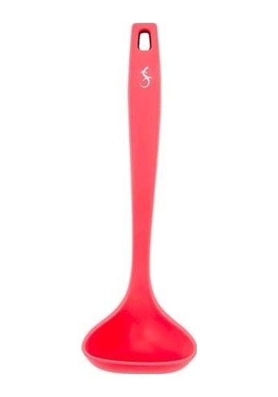 Lurch - Platin Silikon Sos Kepçesi 28 Cm Somon - Yanmaz, Yapışmaz, Bükülmez, Çizmez, Tat Ve Koku Bırakmaz - 240075