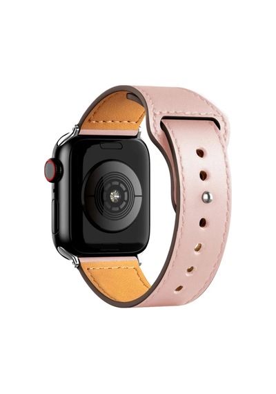 Newface Apple Watch 38mm Kr415 Luaz Deri Kordon - Pembe Diğer