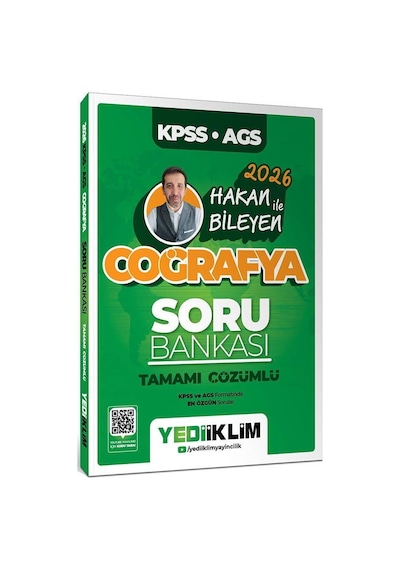 Yediiklim 2026 Kpss Ags Coğrafya Konu-soru Ve Haritalarla Türkiye Coğrafyası Seti 3 Kitap Hakan Bileyen