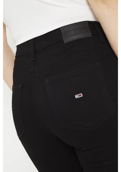 Tommy Hilfiger Sylvıa Hr Super Skny, 1bz Siyah Kadın Kot Pantolon