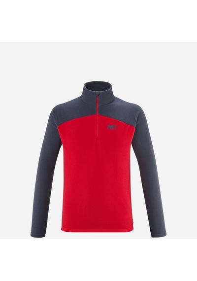 Millet K Ltgrıd Po Erkek Polartec Yarım Fermuar Polar Mıv9468 8083 Kırmızı