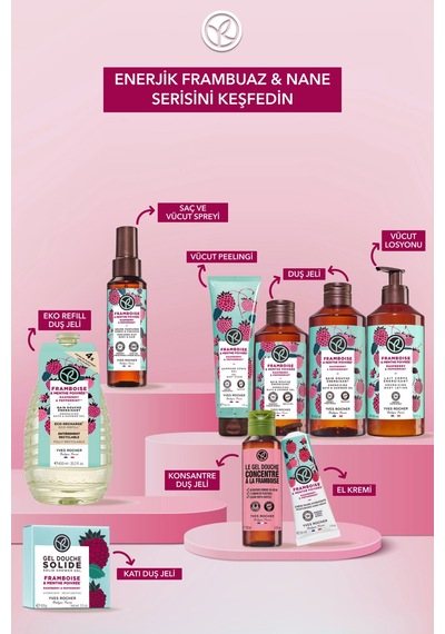 Yves Rocher El Kremi- Nemlendirici Besleyici Enerjik Frambuaz Nane - Vegan -30ml