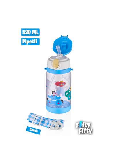 Vagonlife Diller 520 Ml Kalın Pipetli Tritan Su Matarası ffd2408