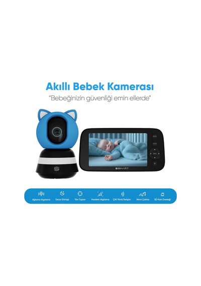 Şımart Akıllı Bebek Kamerası, Ağlama Algılama Ve Çift Yönlü Ses Genel