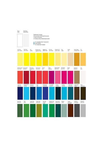 Lexroo Superart Akrilik Kumaş Boya Seti 6'lı 6x50 Ml