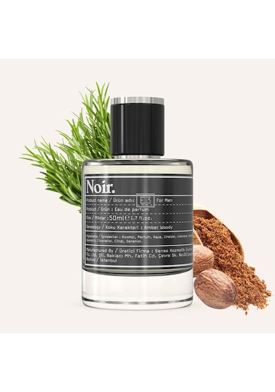 Noir E3 Erkek Parfüm EDP  50 ML