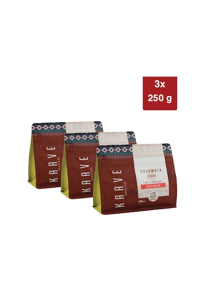 Colombıa Peaks 250gr 3'lü Tanışma Paketi Çekirdek Kahve