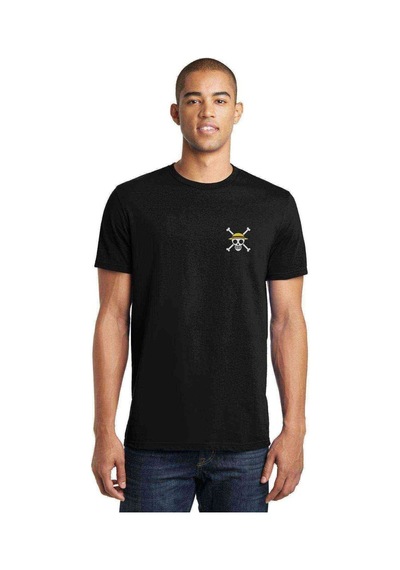 Luffy Logo Baskılı Siyah Erkek Tshirt