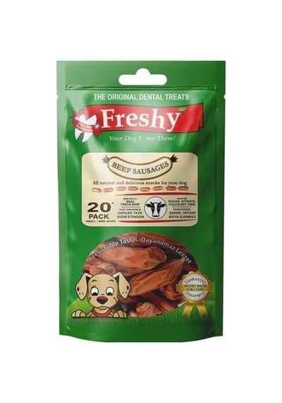 Freshy Mini Sausages Tahılsız Sosis Köpek Ödülü 100 Gr 20 Adet 100 G