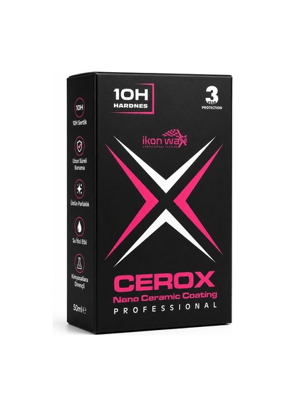 İkonwax Cerox Nano Ceramic Coating 50 Ml 10h Seramik Kaplama 3 Yıl Koruma