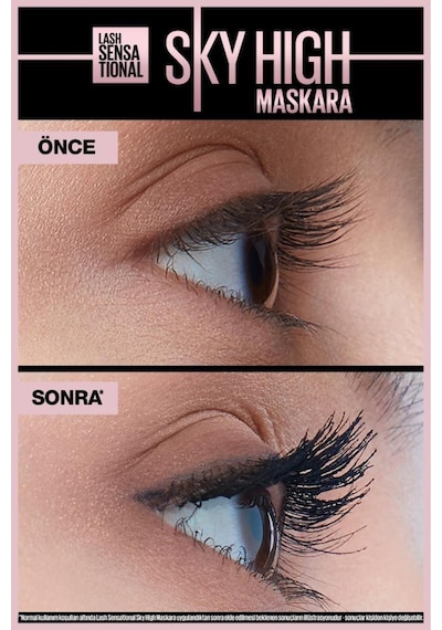 Lash Sensational Sky High Space Diamond - Elmas Işıltılı Maskara & Siyah Maskara Seti Electro Black