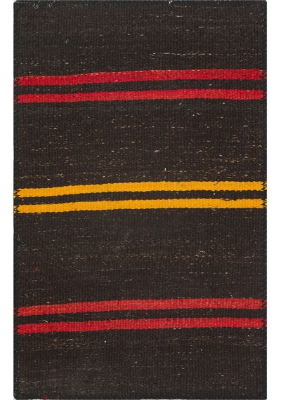 Özel Sarı Kırmızı Rengi El Dokuma Kilim Paspas