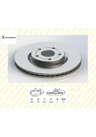 Fren Disk Aynası Ön Focus Iı-c-max-kuga-s40/1829606/df4424/kale Balata Kale Balata Tfd-00012