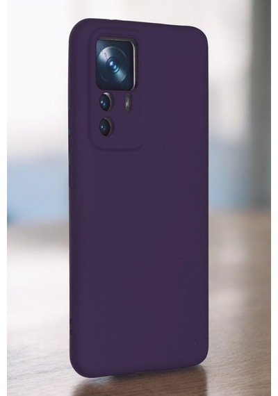 Xiaomi Mi 12t Pro Kılıf Içi Kadife Süet Tasarımlı Kamera Korumalı Silikon A Kalite Lansman Kapak