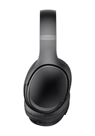 Tech Bluetooth Kulaküstü Katlanabilir Kablosuz Kulaklık 63 Saat Batarya Tf Kart Desteği Siyah