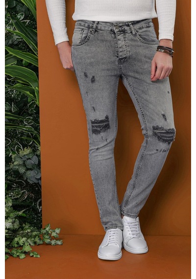 Efor Denim Pnt 118 Gri Jean Pantolon Gri