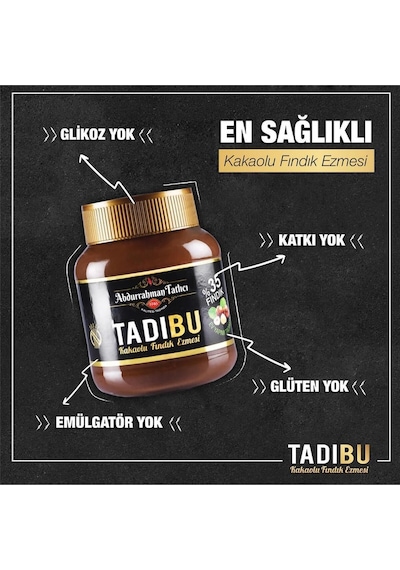 Kakaolu Fındık Ezmesi Tadıbu 330 Gr 4 Adet