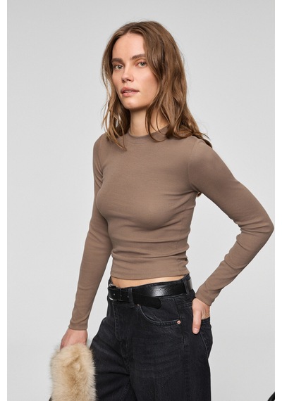Grımelange Grıgros Kadın Esnek Kumaşlı Vücuda Oturan Slim Fit Uzun Kollu Vizon T-shirt Vizon Grımelange Grıgros Kadın Esnek Kumaşlı Vücuda Oturan Slim Fit Uzun Kollu Vizon T-shirt Vizon