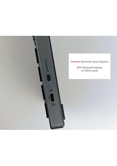 Mt15 Mac Uyumlu Kablosuz Multimedya Klavye Mouse Set Q Türkçe 3 Kanal Bluetooth + Usb Alıcılı Diğer