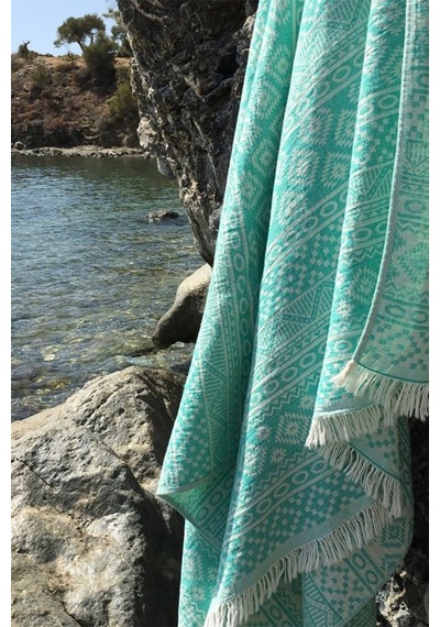 Cicim Kilim Peştemal - Yeşil Cam Göbeği