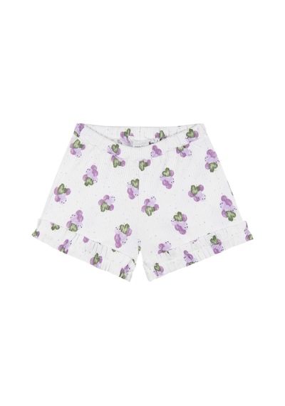 Antebies Üzüm Sezonu Şortlu Pijama Takımı Mor