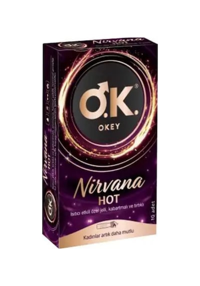 Okey Nirvana Hot 10 Adet Prezervatif-1891