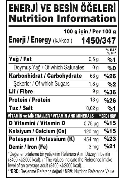 Yayla Kids Sebzeli 3 Renkli Risoni Bakliyat Makarnası 300 G X14