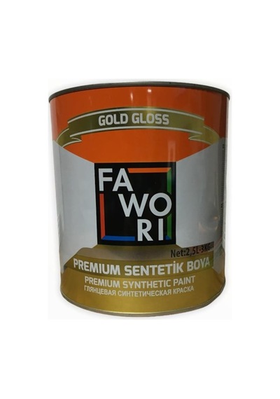 Fawori Premium Sentetik Yağltı Boya 3 Kg-Altın Sarı Fawori Premium Sentetik Yağltı Boya 3 Kg-Altın Sarı
