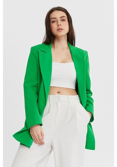 Oversize Dokuma Blazer Ceket 001