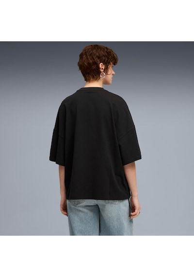 Puma Dare To Oversized Ruched Tee Kadın Yetişkin T-shirt SIYAH