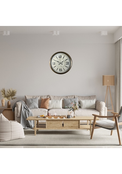 Eskitme Royal 40 Cm Metal Duvar Saati Diğer