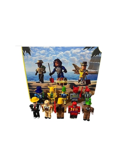 Oyuncak Roblox Figürleri Toplam 24 Parça Büyük Boy 10 Karakterli Figür Set