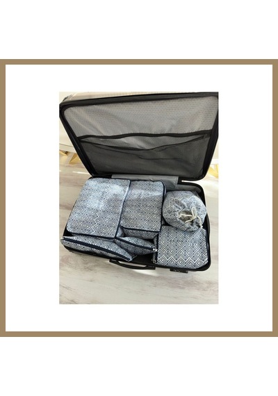 Bezos 6 Lı Valiz Düzenleyici Bavul Içi Organizer Set Seyahat Hurcu 22 Çok Renkli
