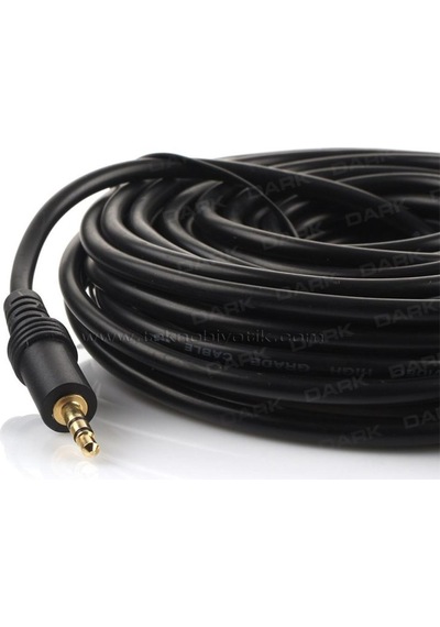 Dark 10 Metre 3.5Mm Stereo Ses Uzatma Kablosu 3.5Mm Dişi - 3.5Mm