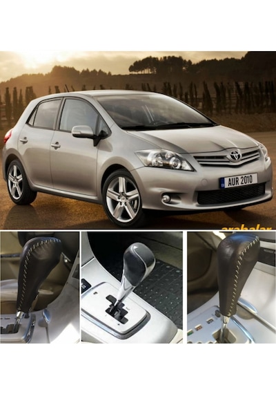 Toyota Uyumlu Auris 2007/12 Otomatik Vites Kılıfı El Yapımı Hakiki Deri
