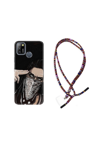 Infinix Smart 5 Kılıf Rasta Boyun Askılı Bang Bang 1689