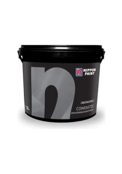 Nippon Conkratos Brüt Beton Görünümlü Renkli Sıva Beyaz 25 Kg 25 KG