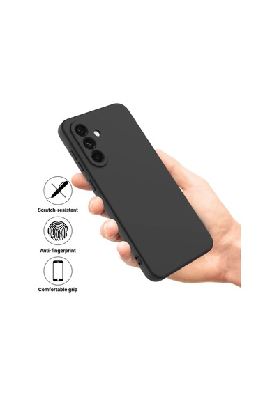 Samsung Galaxy A06 Uyumlu Silikon Kılıf - Pastel Renk Tonu Kamera Korumalı Esnek Kapak - Gri