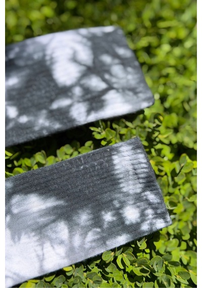 Lousocks Unisex Siyah Batik Desenli Soket Spor Çorap