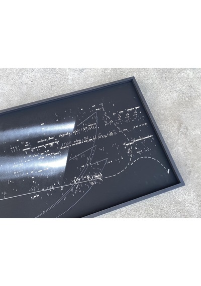 Asemic Sound Mappings Sergisi Asemik Resmi 62x244 cm 012