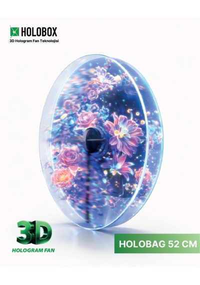 52 Cm 3d Hologram Sırt Çantası Holobag